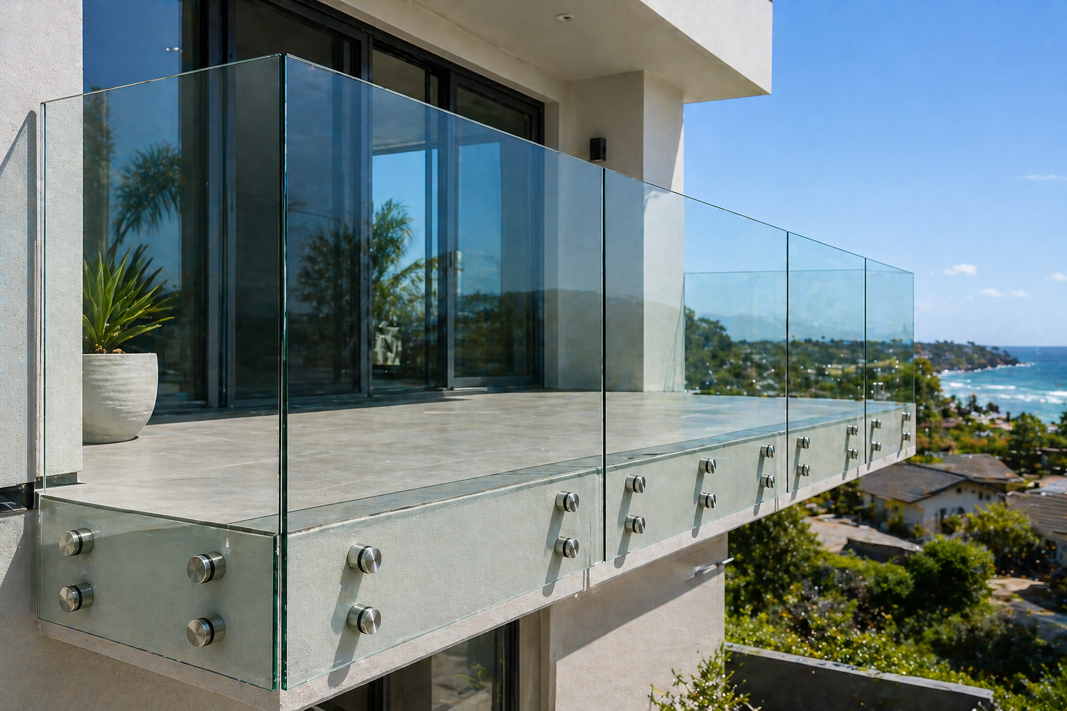 service-1 glass balustrate standoff